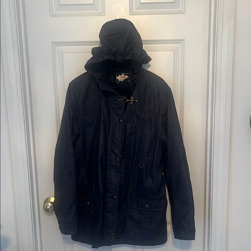 Price Firm!! Women’s Ralph Lauren Navy Raincoat with Hood